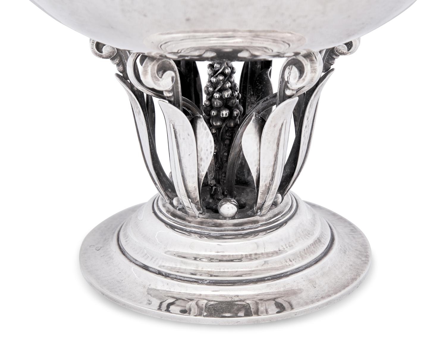 A Johan Rohde Designed Georg Jensen Silver Centerpiece Bowl