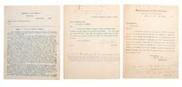 [NATIVE AMERICANS]. Archive of documents related to Lake Superior Chippewa affairs, including letters signed by Chiefs and Headmen of the La Pointe Band.
