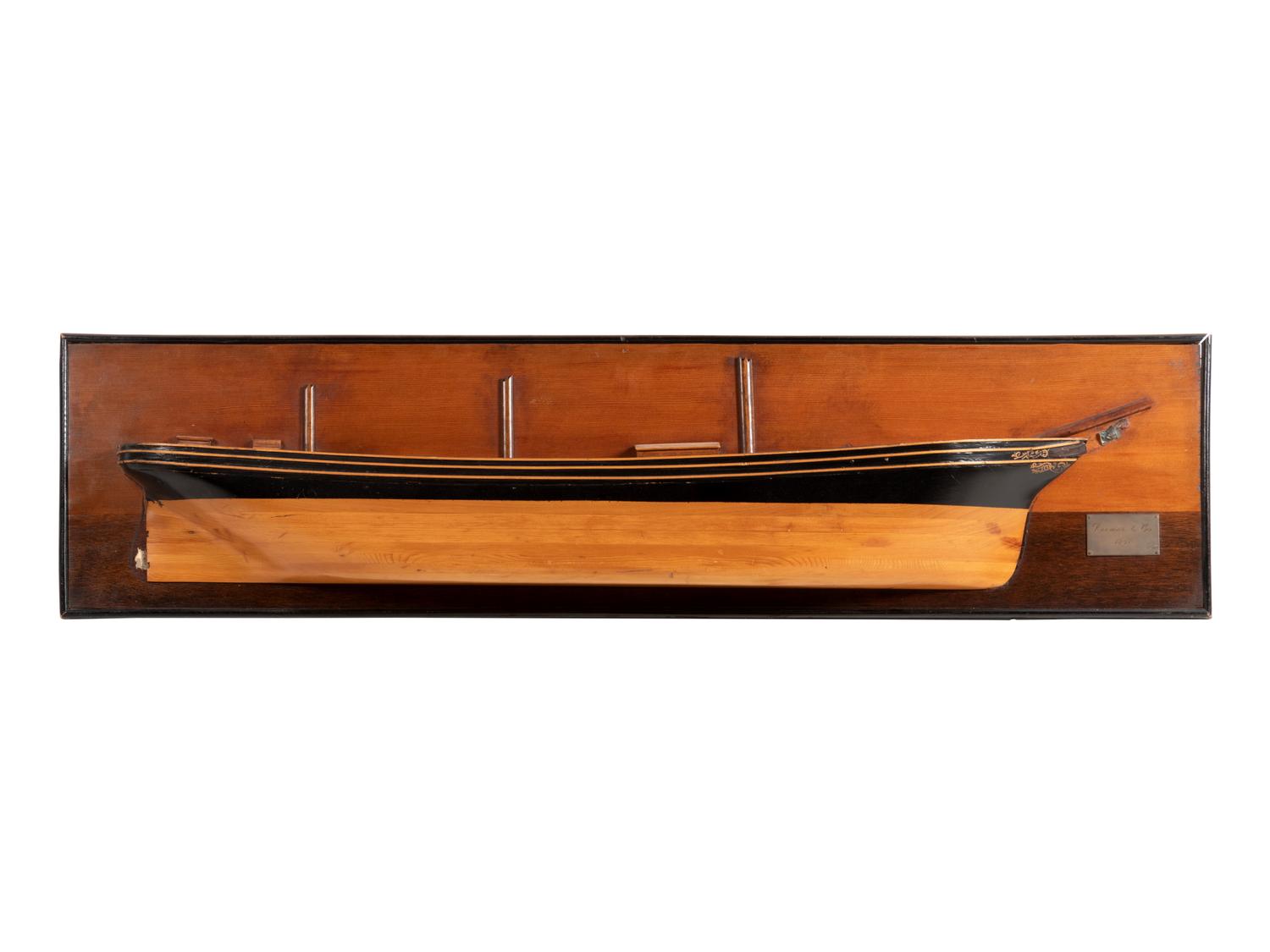 A Half Hull Model of a Boat