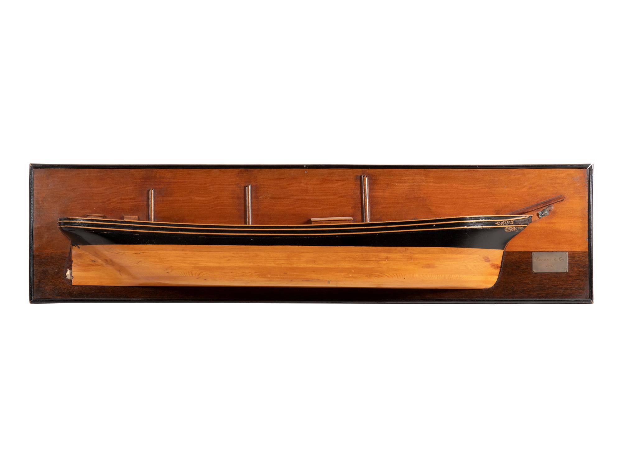 A Half Hull Model of a Boat