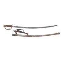 Relic 1861 Dated US Model 1860 Light Cavalry Saber by Ames