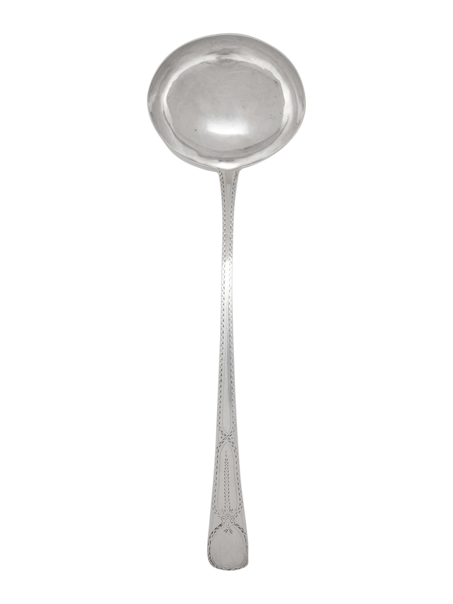 A George III Silver Soup Ladle