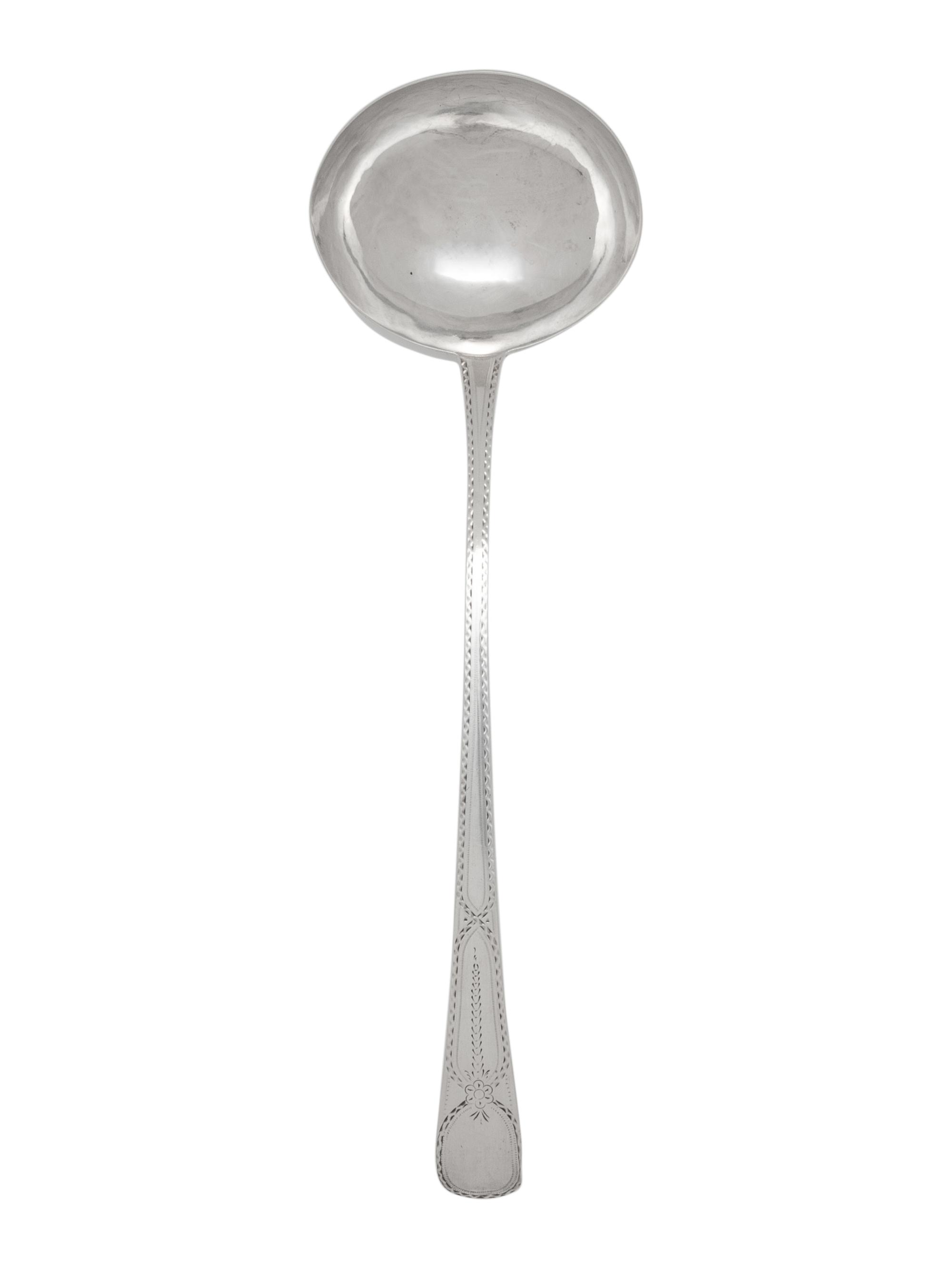 A George III Silver Soup Ladle
