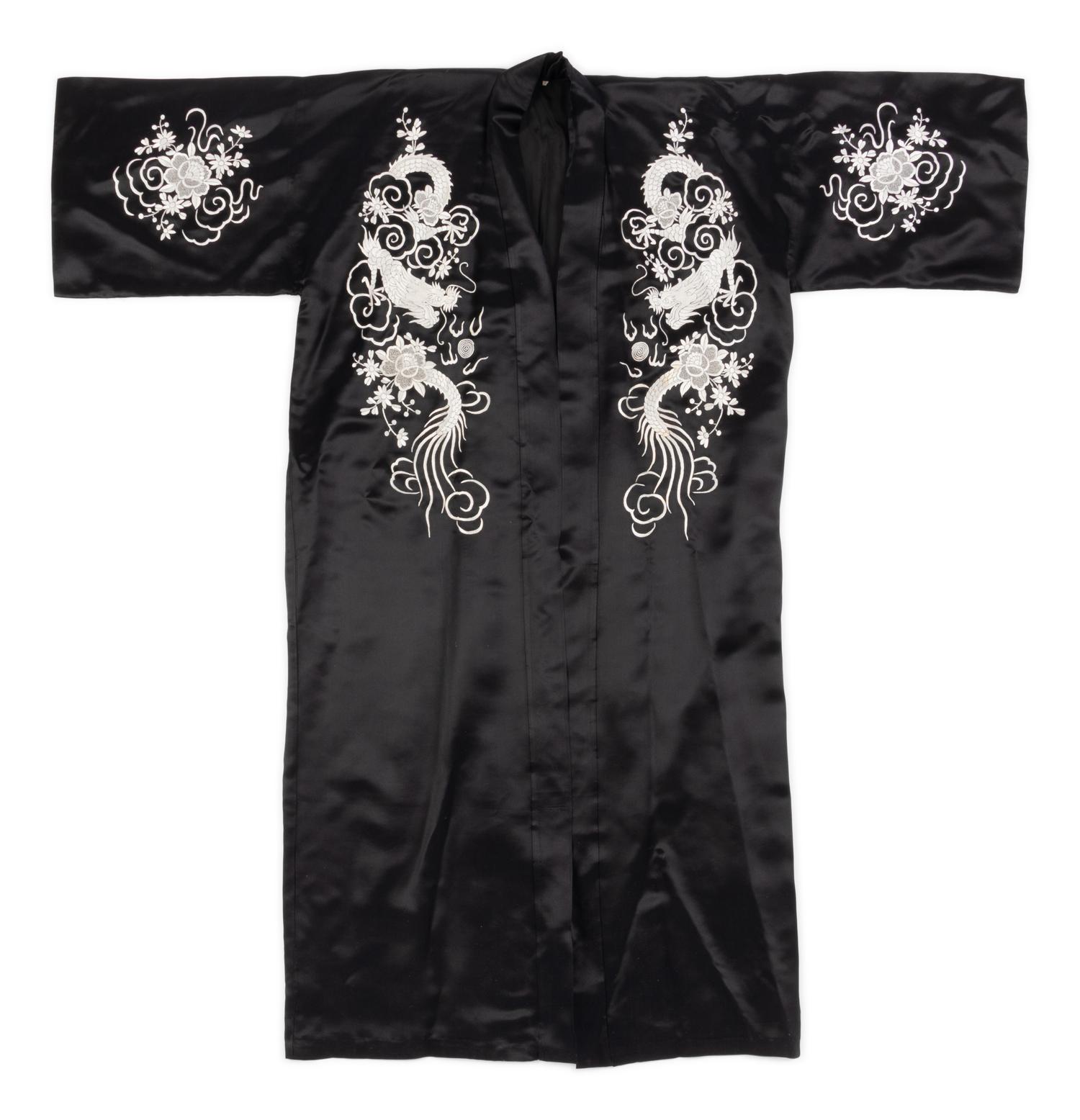 Three Chinese Silk Embroidered Lady's Articles