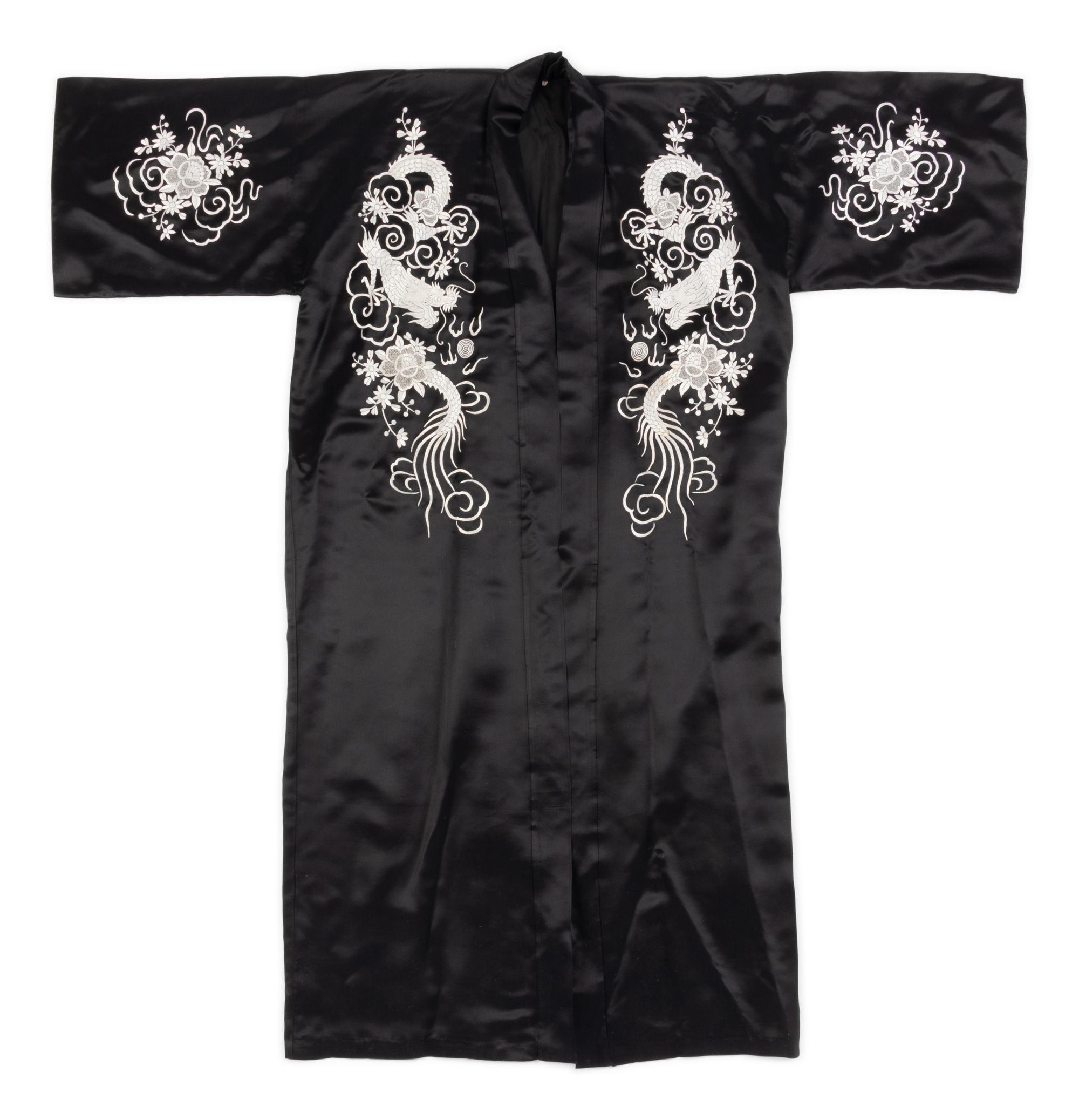 Three Chinese Silk Embroidered Lady's Articles