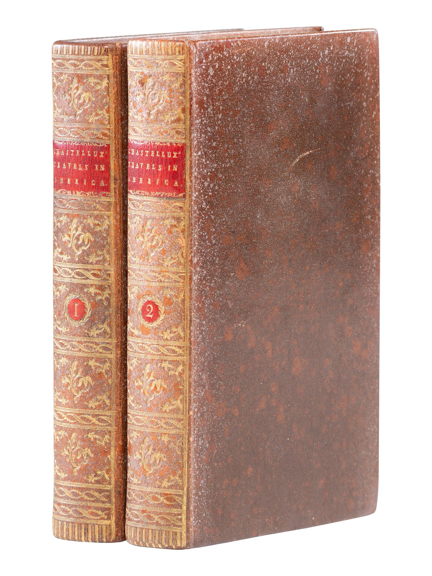 American Travel, Exploration & Expansion CHASTELLUX, Franois Jean, Marquis de (1734-1788). Travels in North-America in the Years 1780, 1781, and 1782... translated from the French by an English Gentleman . London: G. G. J. and J. Robinson, 1787.