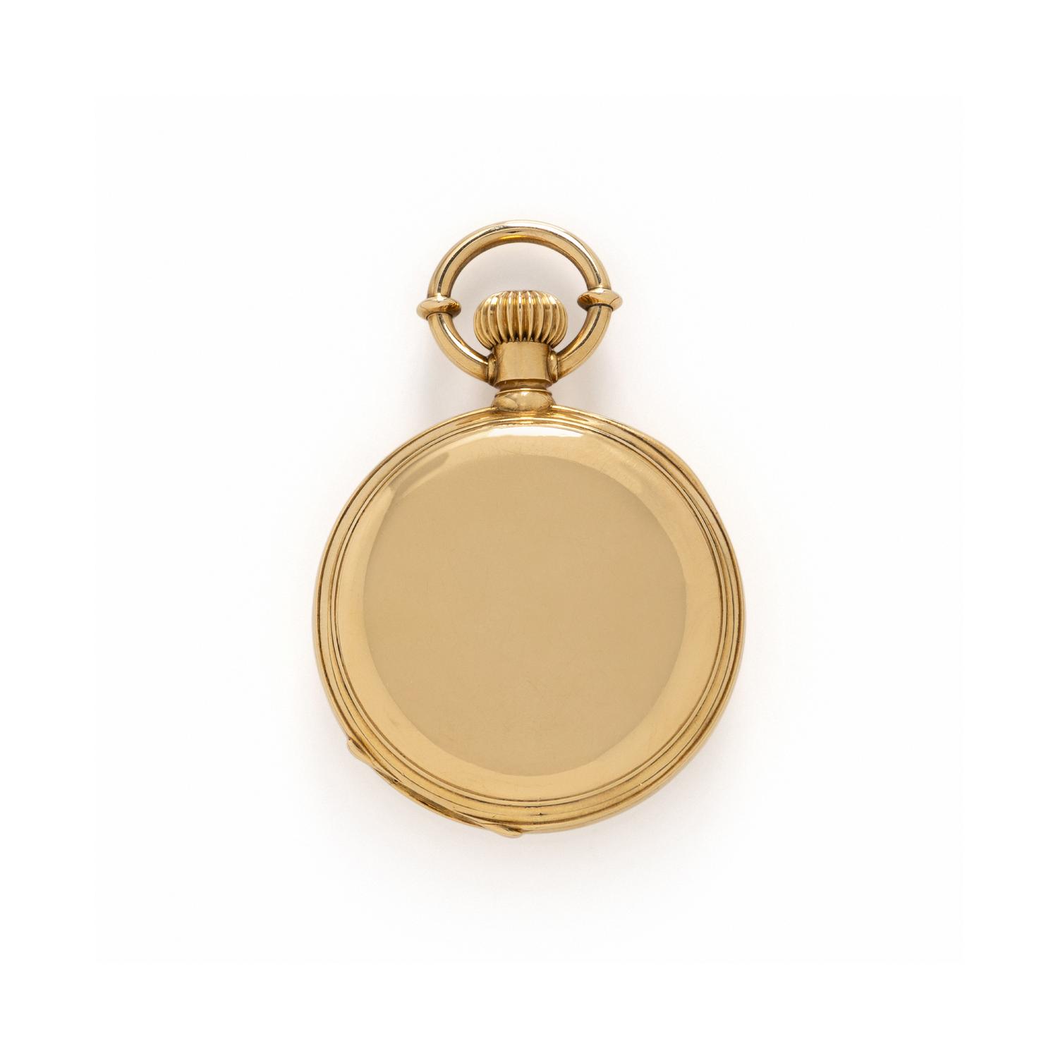 ALBERT H. POTTER & CO., YELLOW GOLD POCKET WATCH