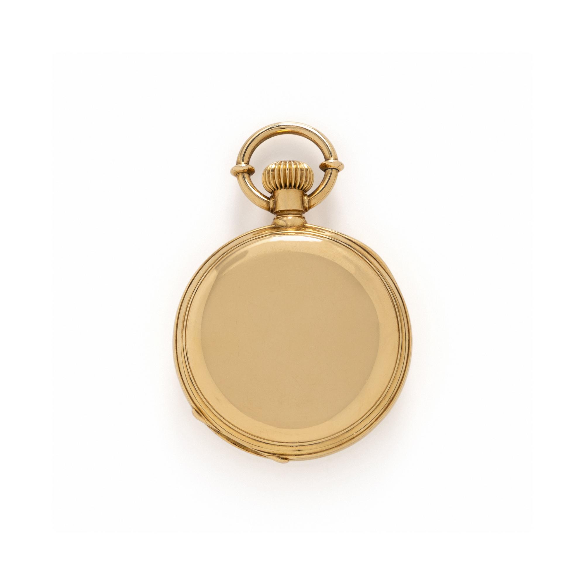 ALBERT H. POTTER & CO., YELLOW GOLD POCKET WATCH