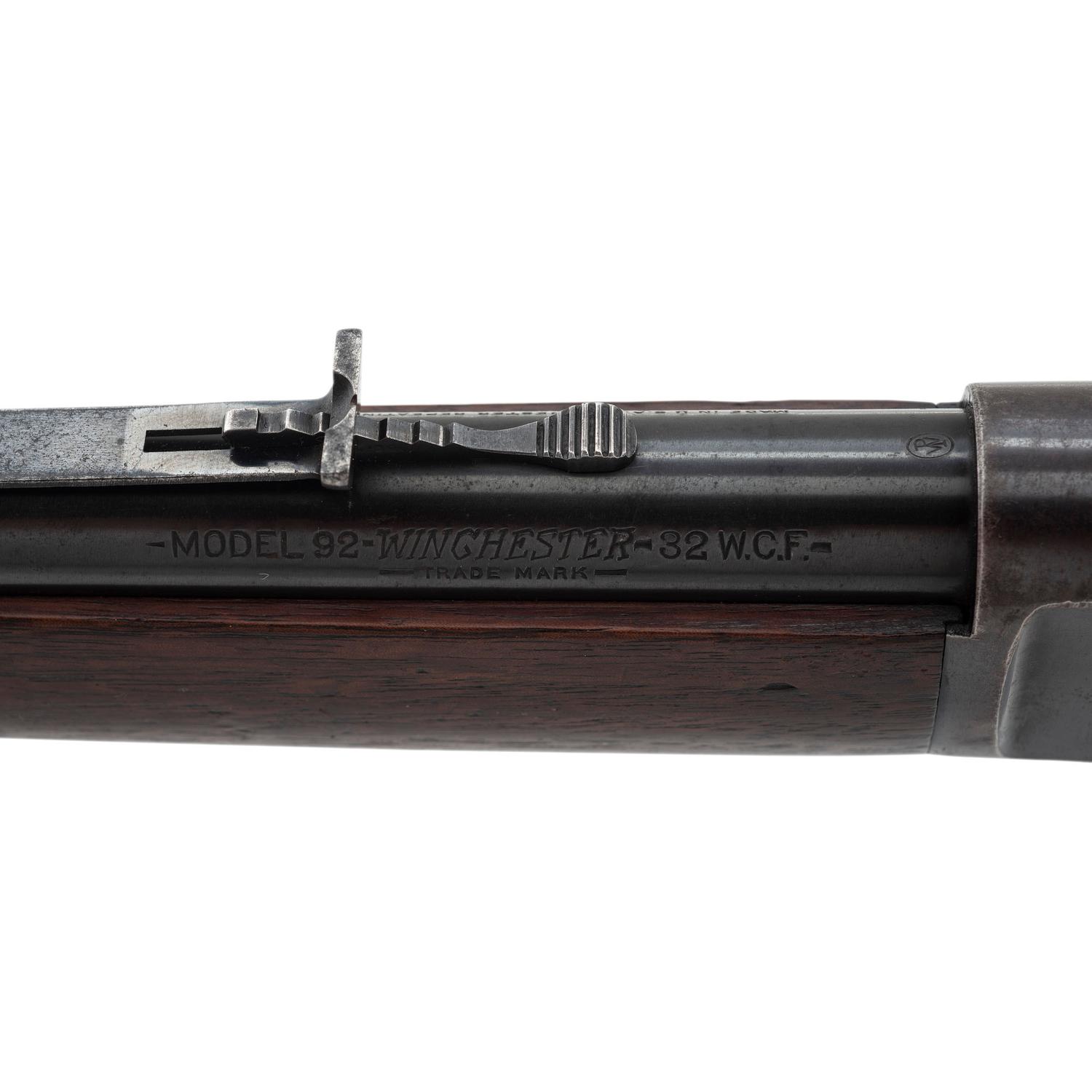 ** Winchester Model 1892 with Button Magazine and Replaced Barrel