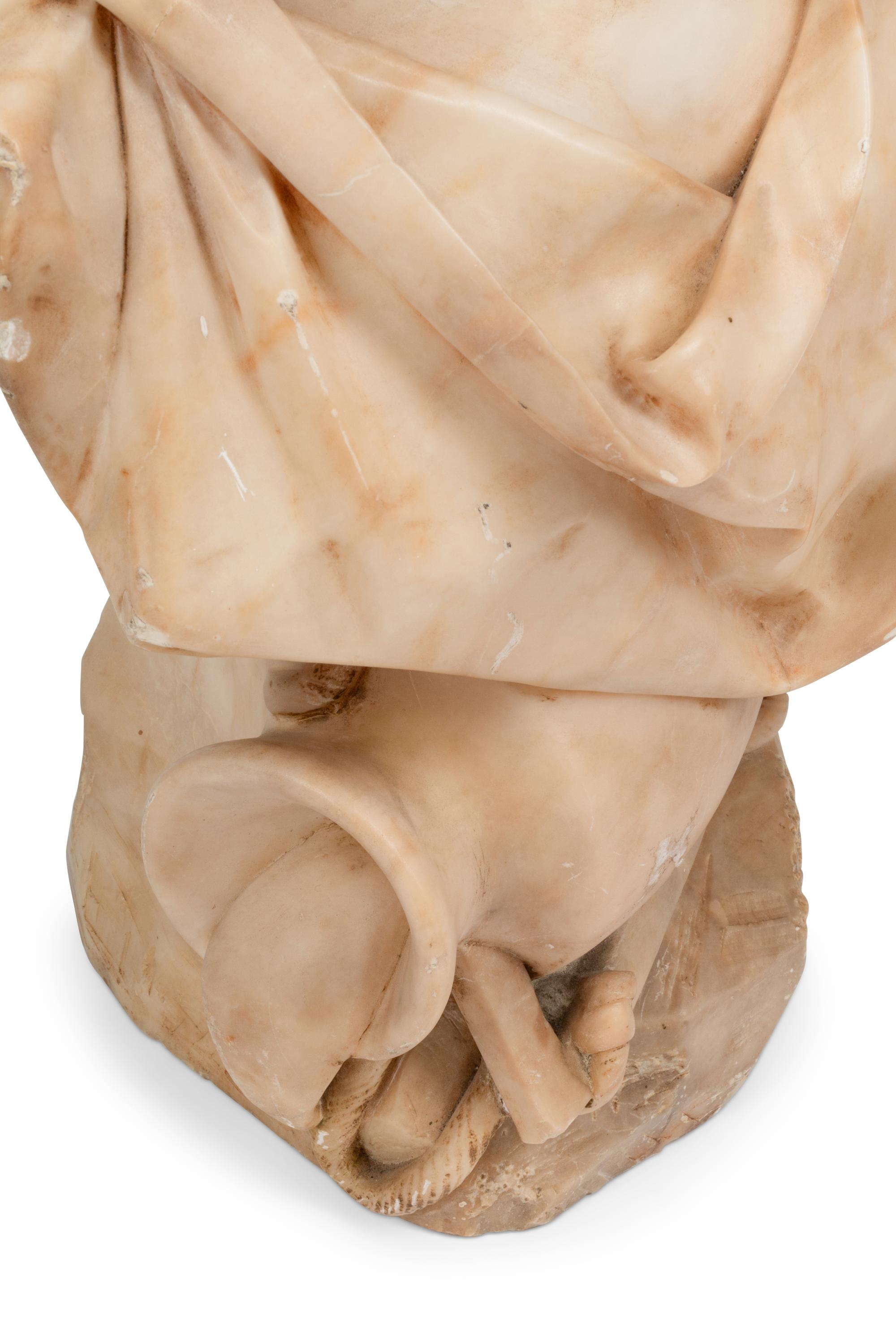 An Italian Alabaster Bust
