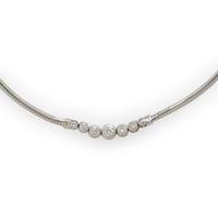 White Gold and Diamond Necklace