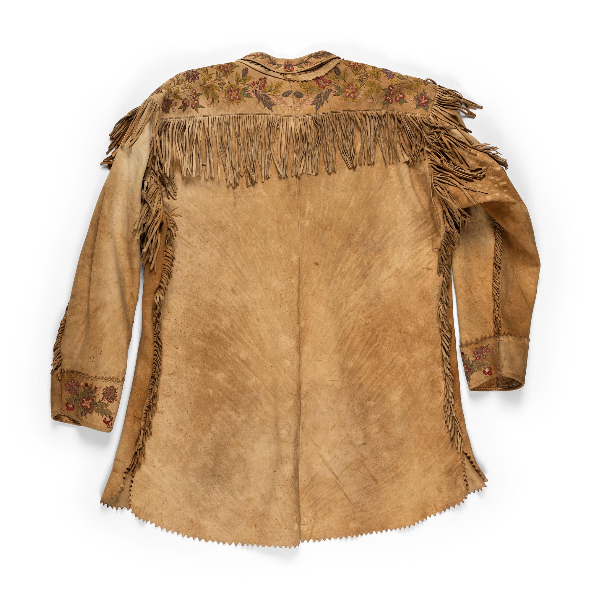 Metis Embroidered Hide Jacket