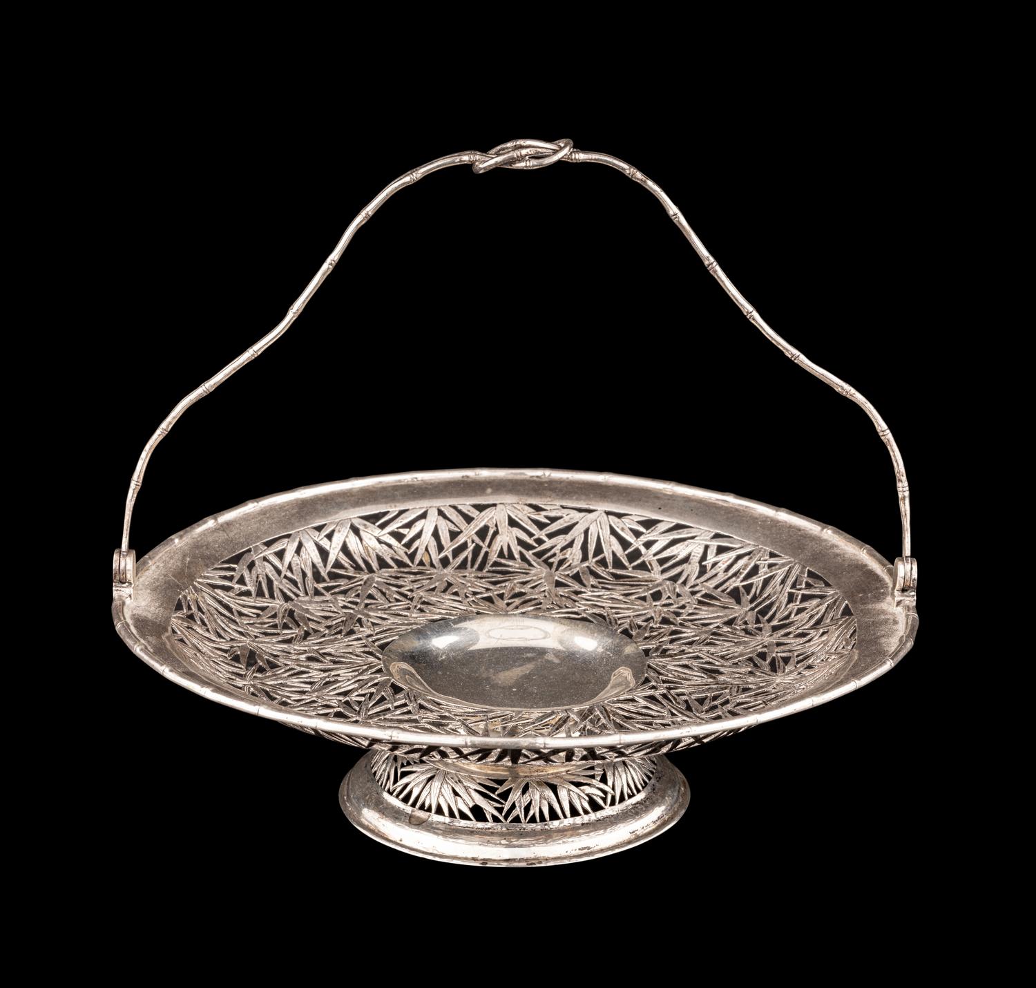 A Chinese Export Silver Tazza