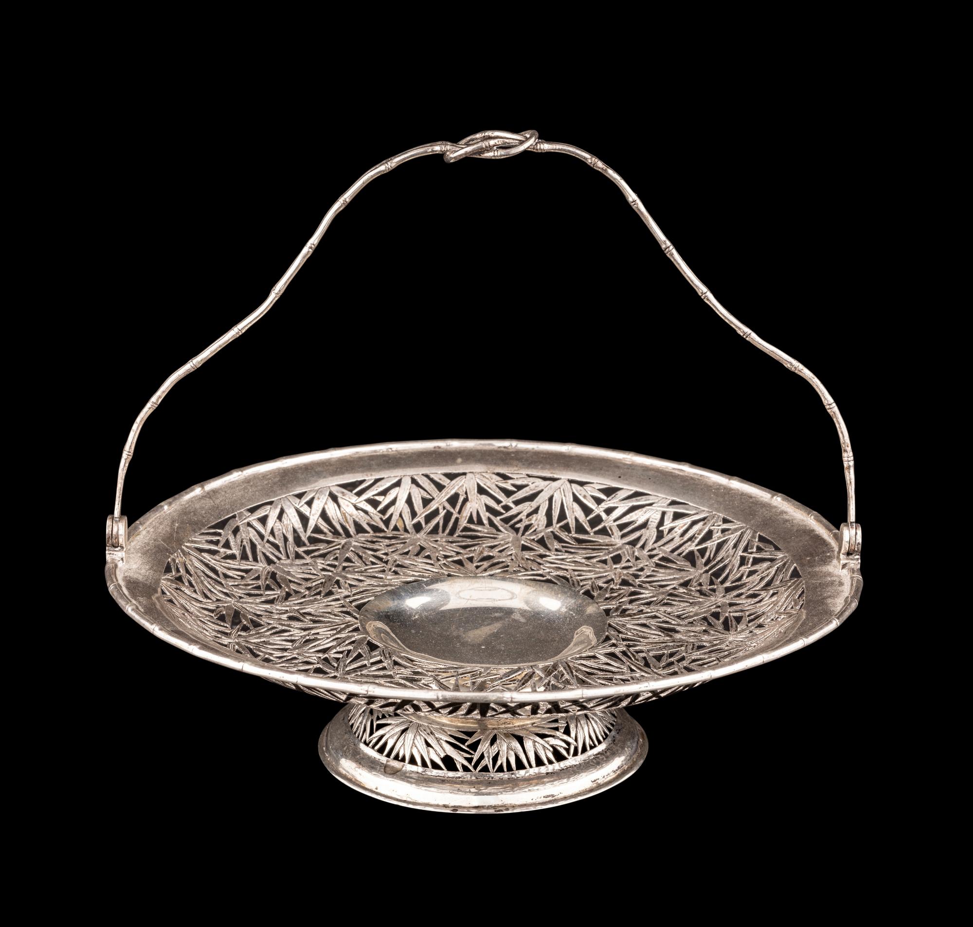 A Chinese Export Silver Tazza