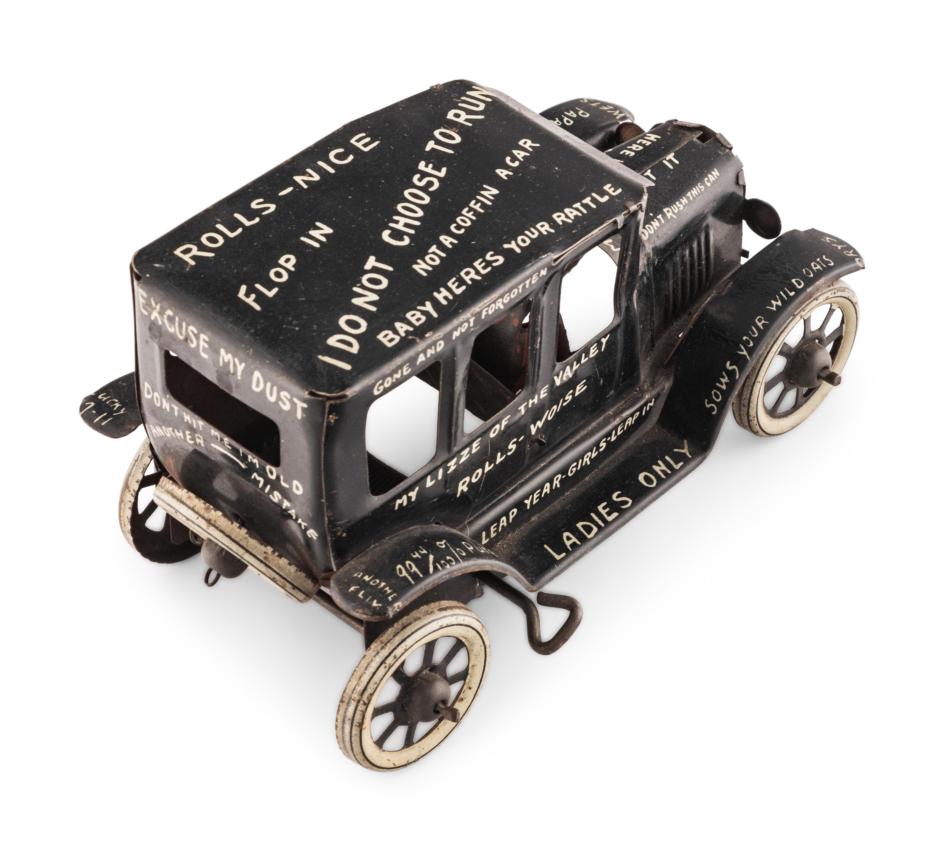 Two Marx Tin Lithograph Toy Cars