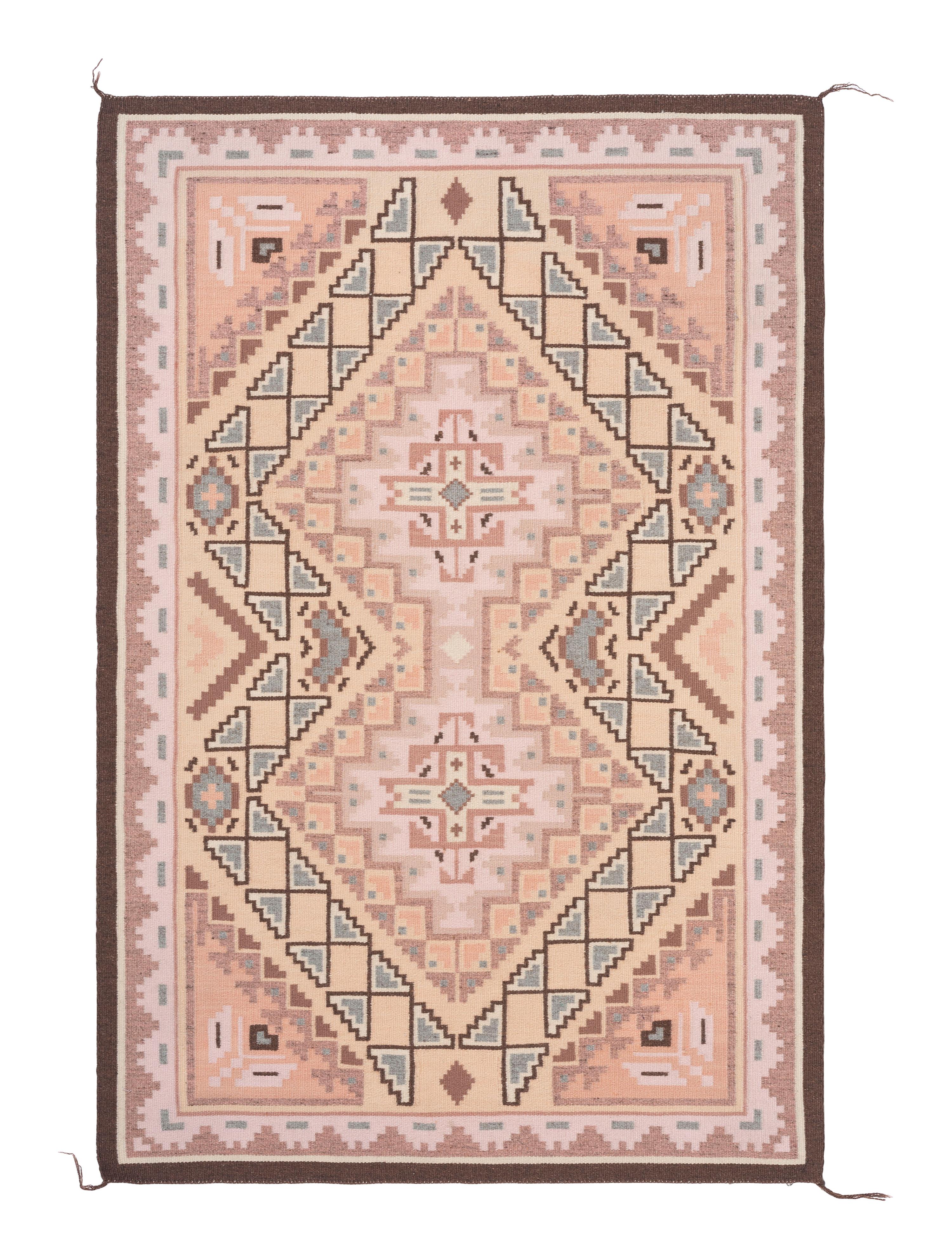 Navajo Two Grey Hills Weaving / Rug