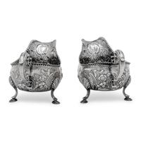 A Pair of Irish George III Silver Sauce Boats