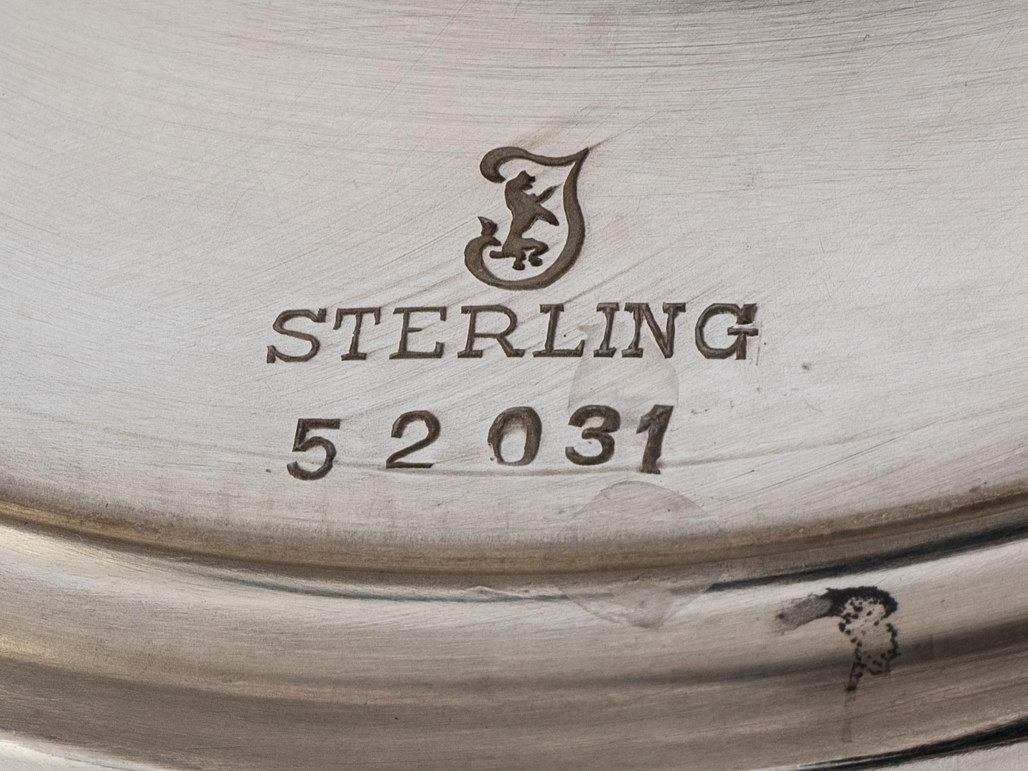 An American Silver Trophy Compote