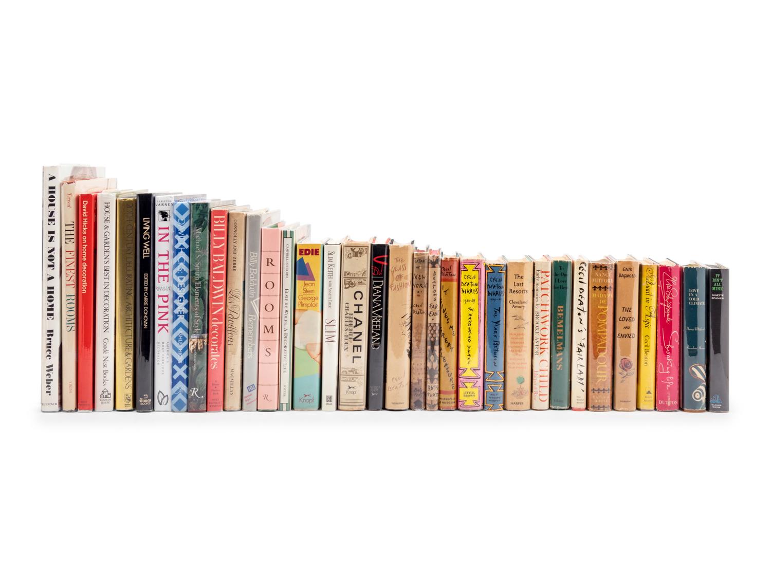 Collection of 34 Assorted Biography and Design Books
