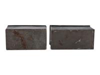Two Polychrome and Stenciled Toleware Boxes