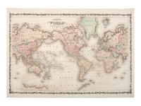 [MAPS]. 40+ maps published by Johnson & Ward, highlighted by US Civil War-period maps.