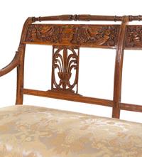 An Italian Carved Fruitwood Bench