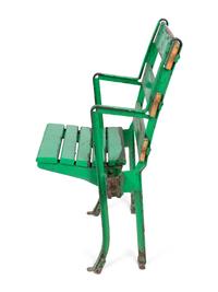 A Vintage Chicago White Sox Original Old Comiskey Park Stadium Seat,