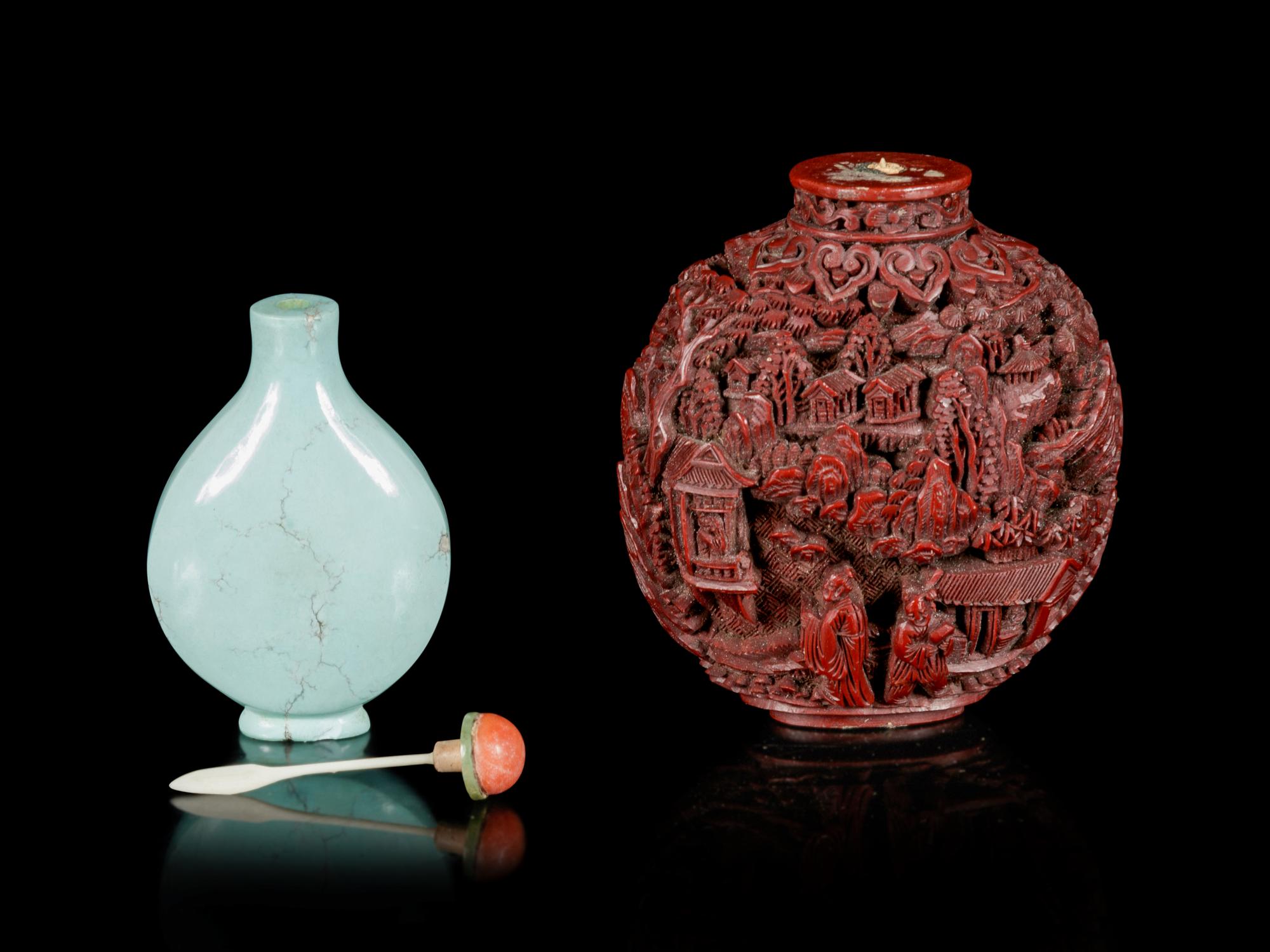 Two Chinese Snuff Bottles
