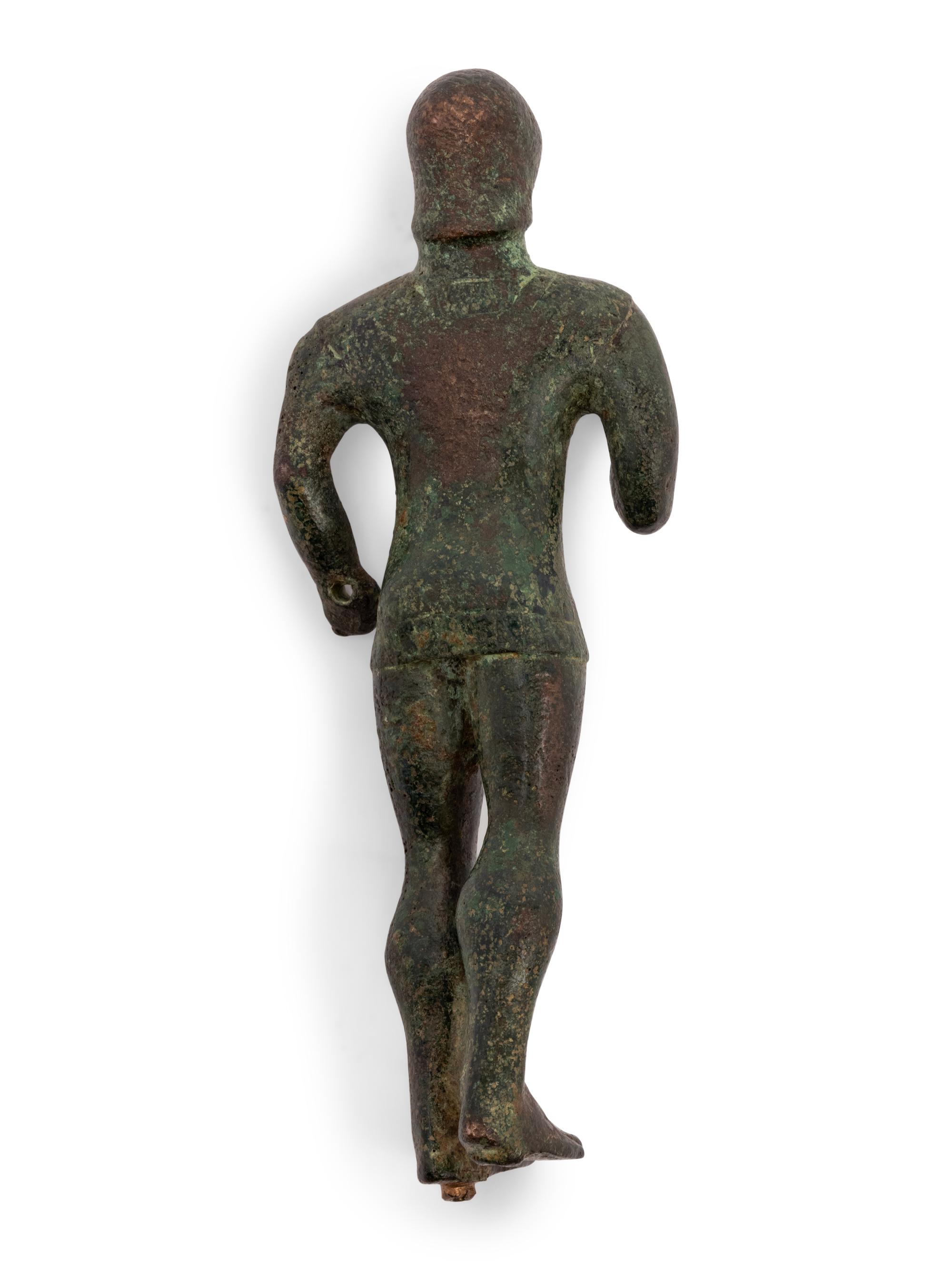 A Continental Bronze Figure in the Estruscan Style
