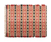 Three Jacquard Woven Cotton Coverlets