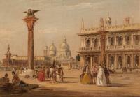 View of the Lagoon and Biblioteca Marciana