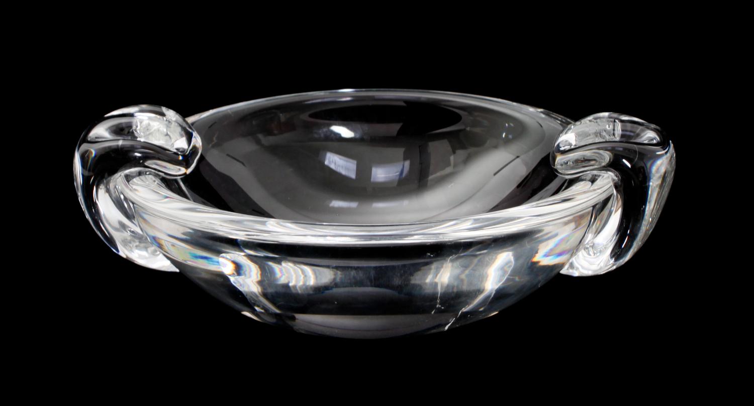 A Steuben Glass Ashtray Diameter 8 1/4 inches