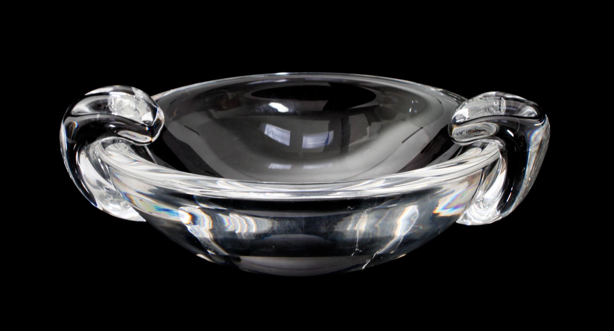 A Steuben Glass Ashtray Diameter 8 1/4 inches