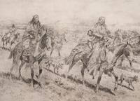 Blackfoot Women Moving Camp