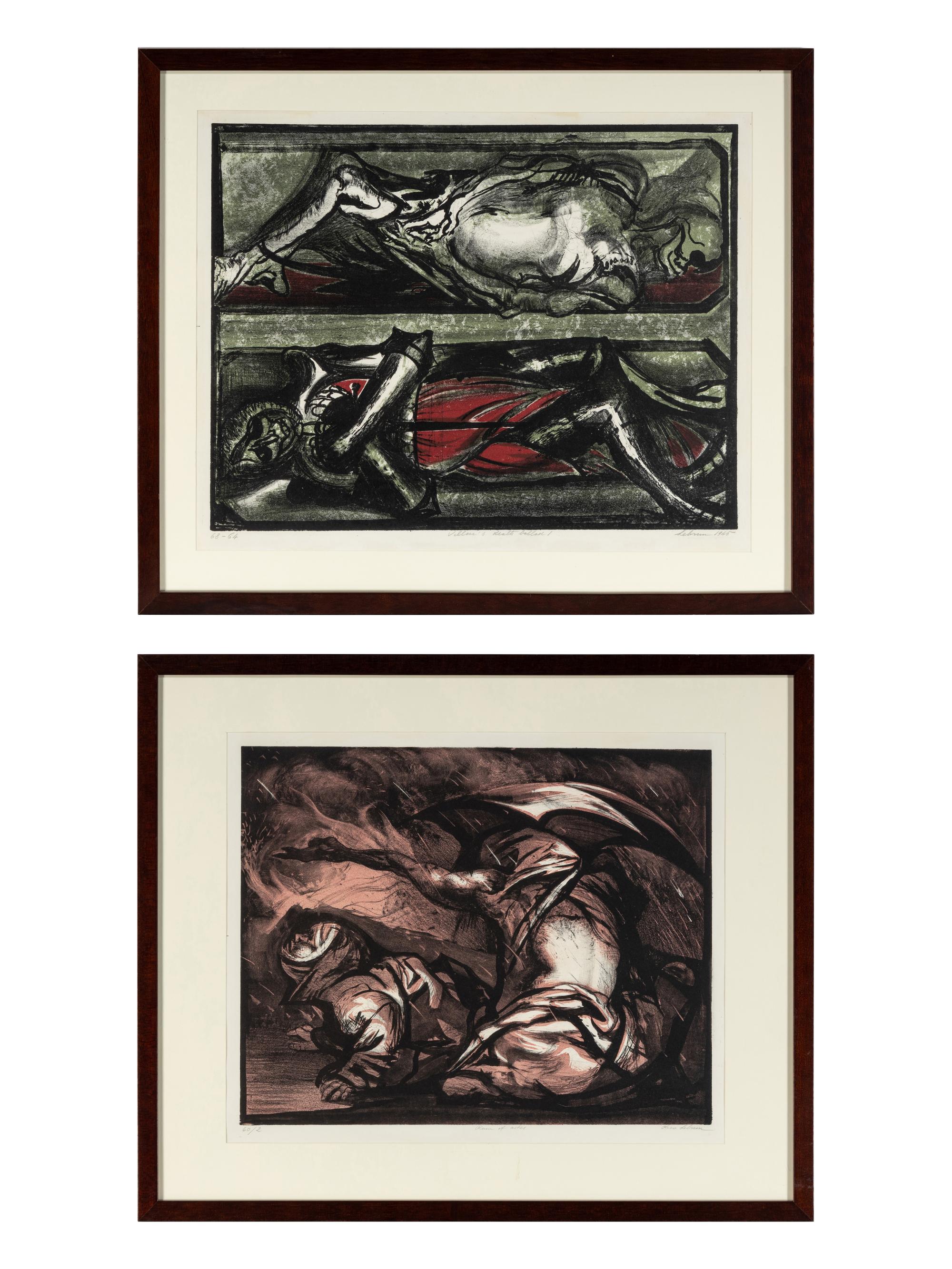 Rain of Ashes and Villain’s Death Ballad I (two works), 1945