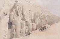 David Roberts, (British, 1796-1864), Karnac, Temple of Aboo Simbel, Dendera, El Kasne and Temple of Baalbec (five works)