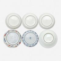 A group of eleven assorted Japanese porcelain dishes 日本伊万里烧瓷盘十一件 18th-19th century ???????