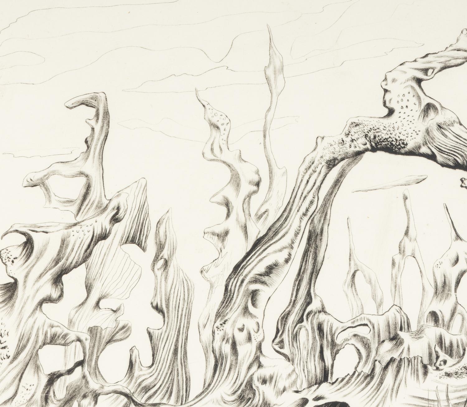 European Landscape , 1942 and City Landscape , 1943 (two works)