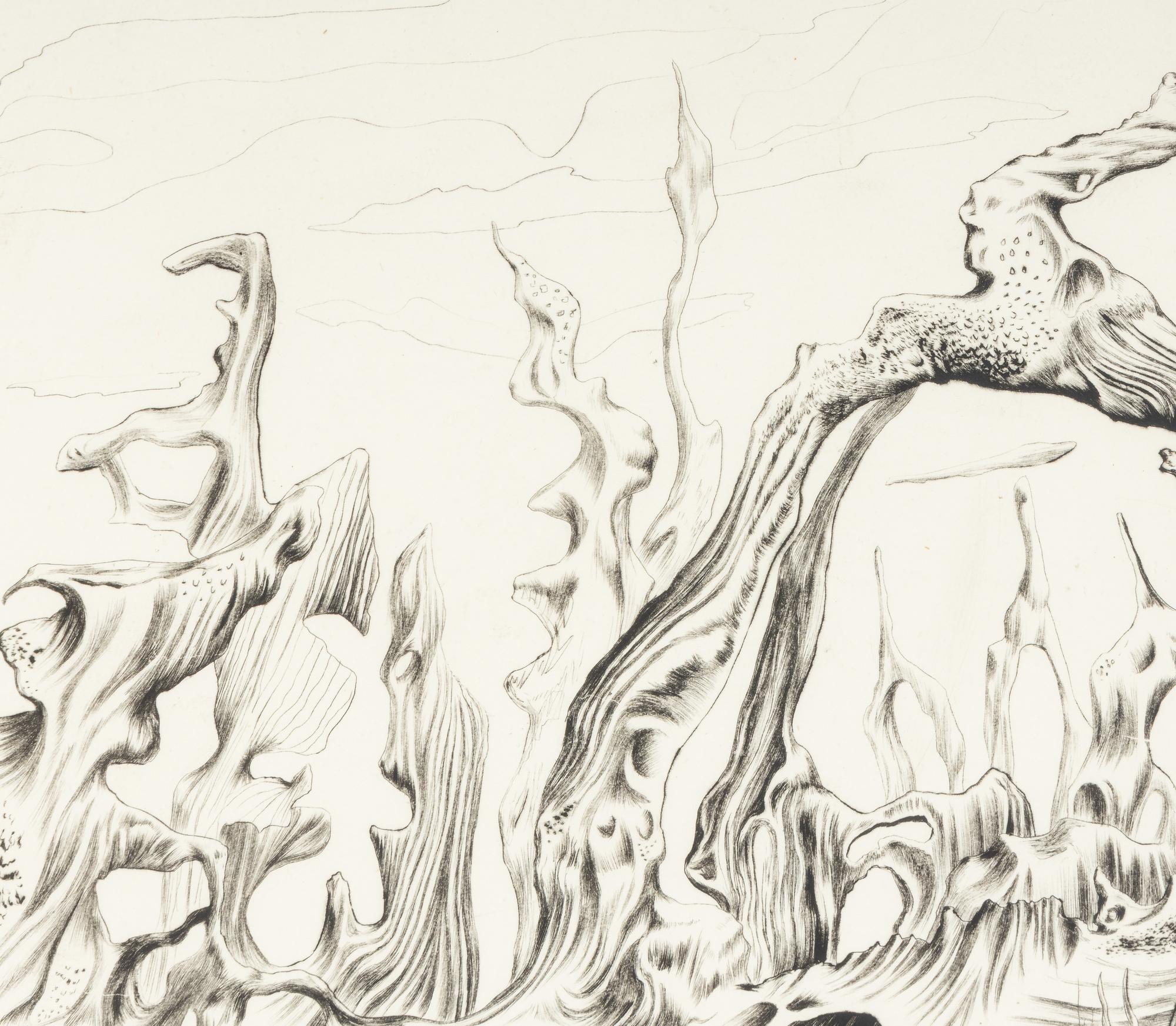 European Landscape , 1942 and City Landscape , 1943 (two works)
