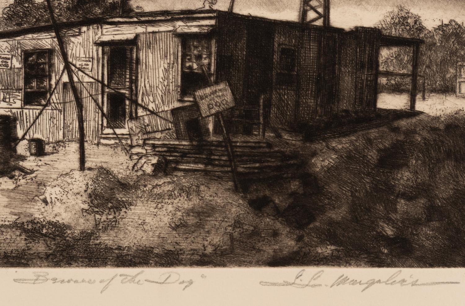 A pair of prints ( Winter Symphony; Beware of the Dog )