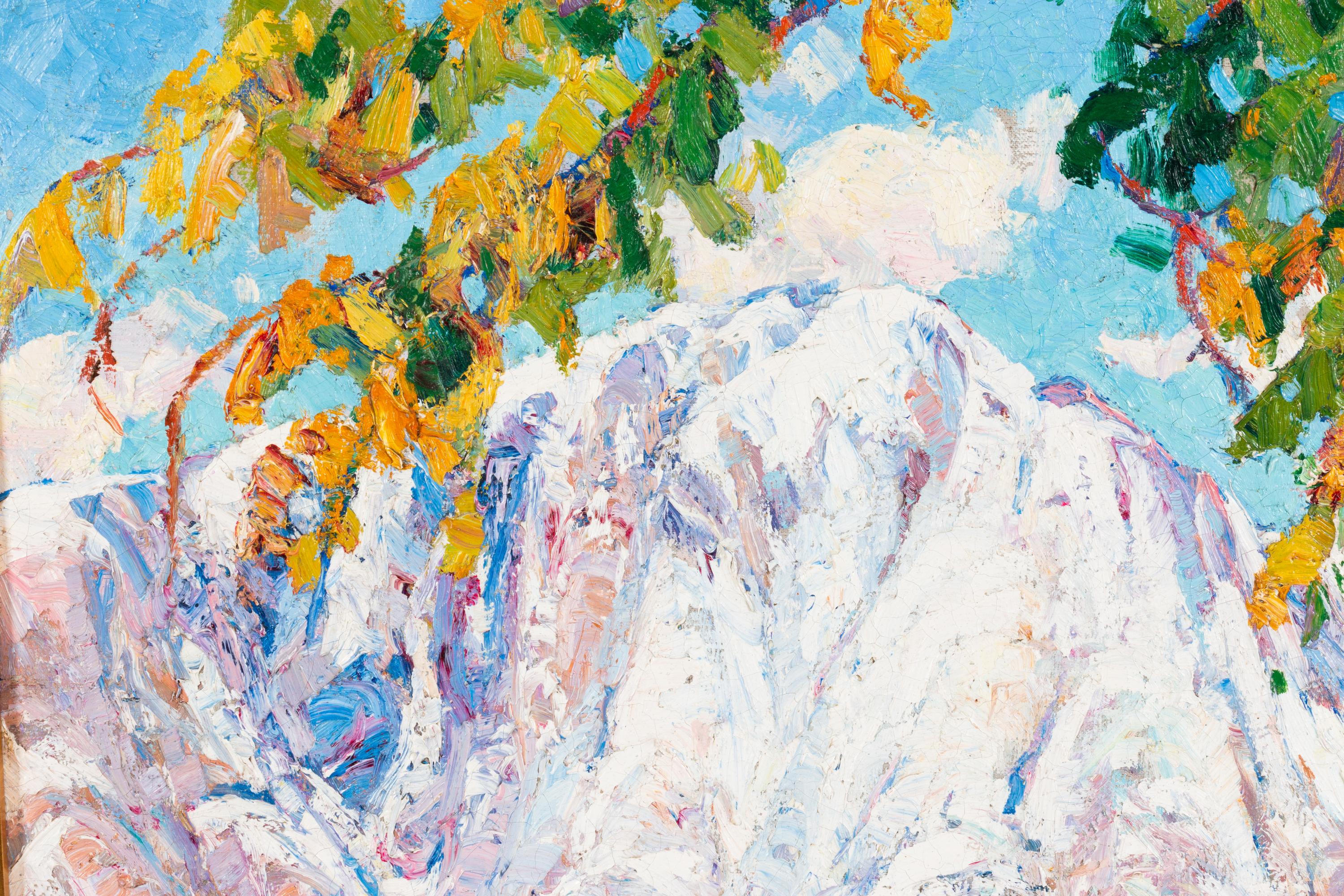 The First Snow on the Peak