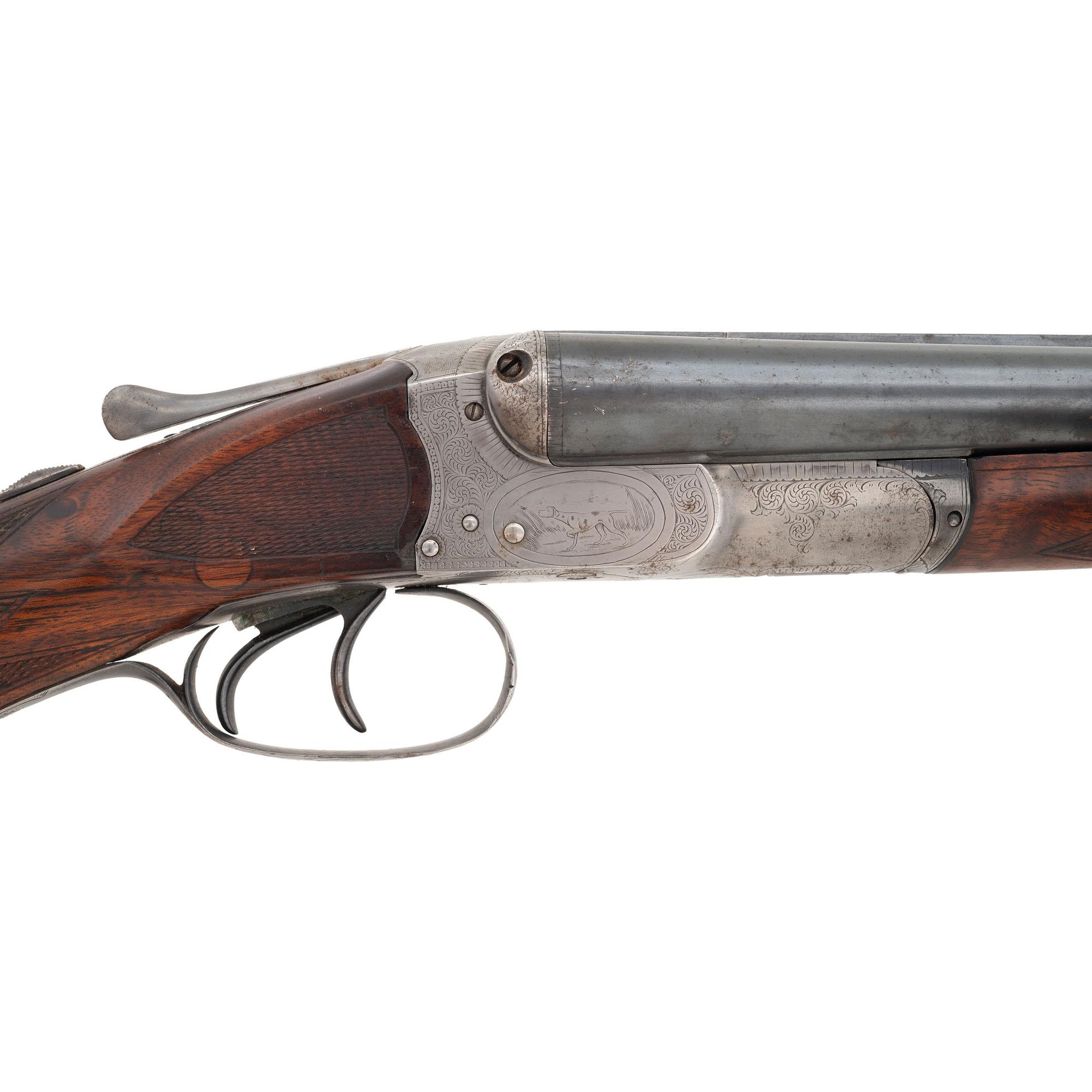 **D.M. Lefever Company Crossbolt SxS Hammerless 20ga. with Krupp Steel Barrels