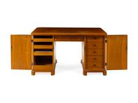 A Continental Pedestal Desk
