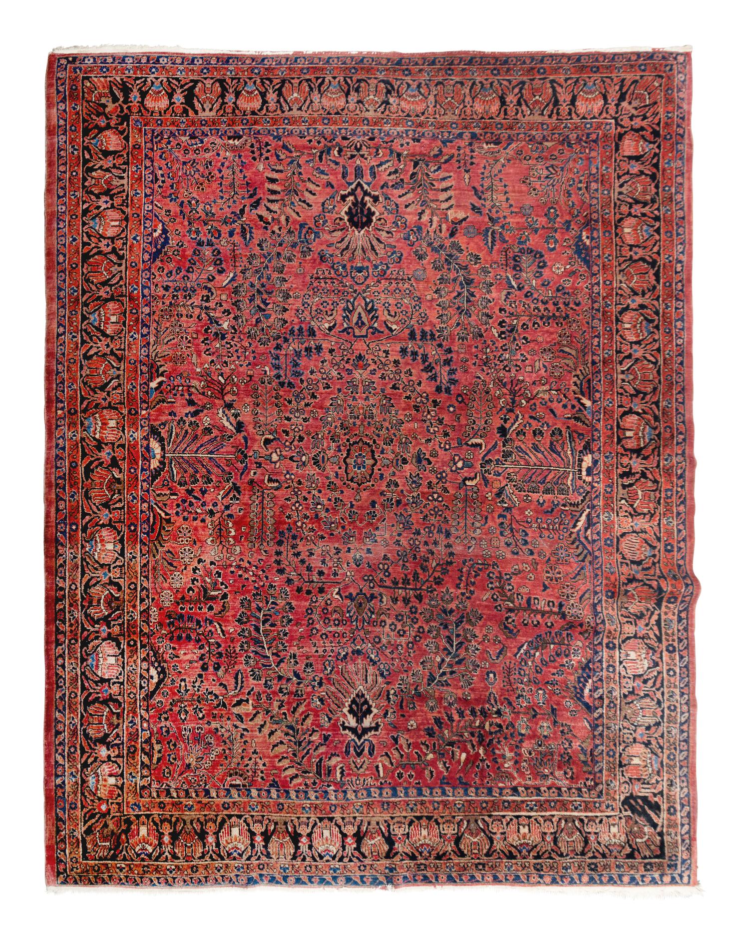A Sarouk Wool Rug