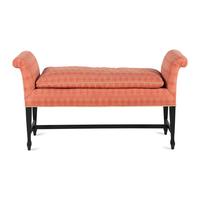 An Upholstered Hall Bench