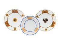 Three Kornilov Bros. Porcelain Plates