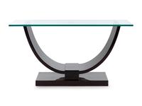 An Art Deco Style Glass-Top Console Table