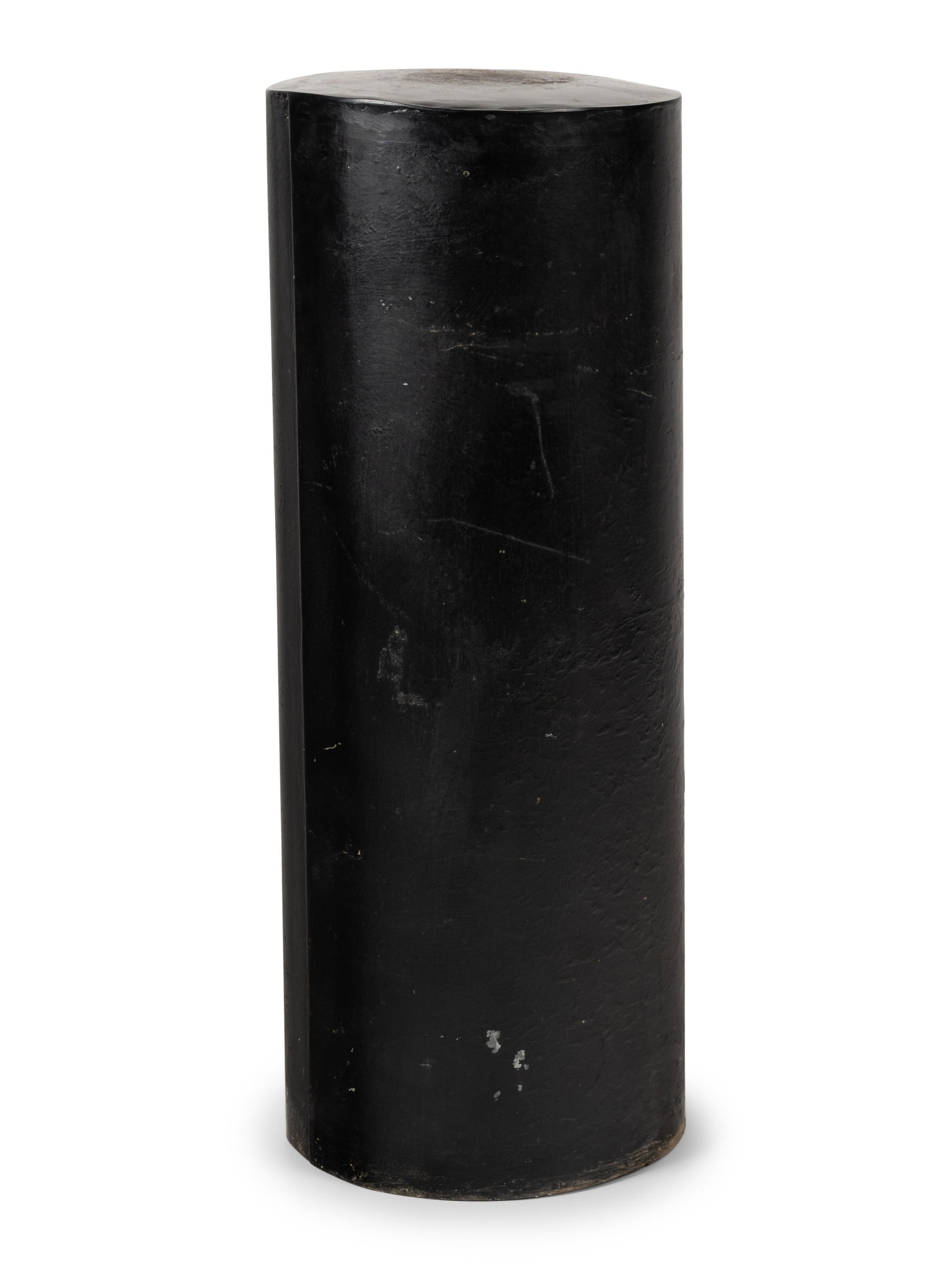 A Painted Metal Pedestal