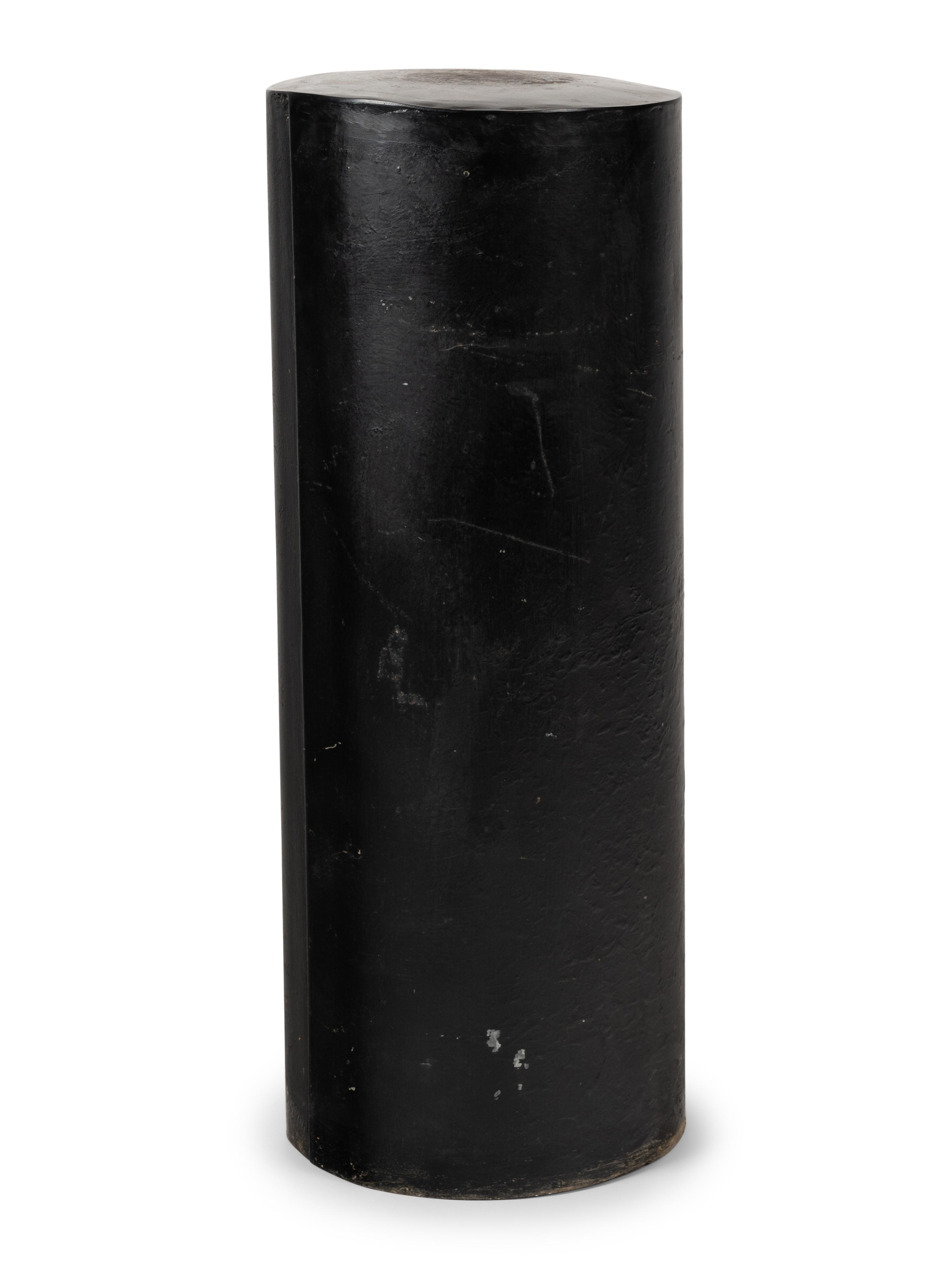 A Painted Metal Pedestal