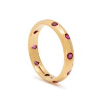 TIFFANY & CO., YELLOW GOLD AND RUBY RING